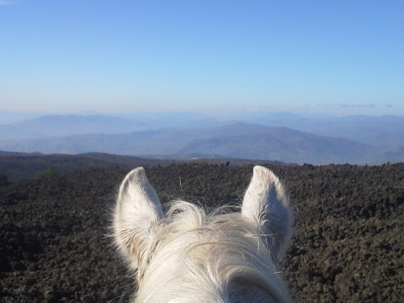 randonnee equestre en Italie