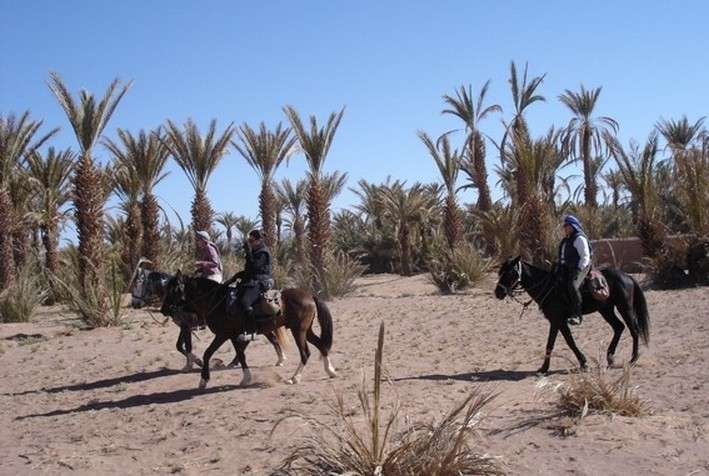 rando equestre désert Marocain