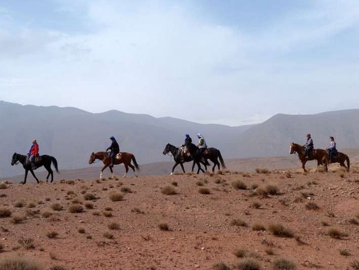 maroc a cheval