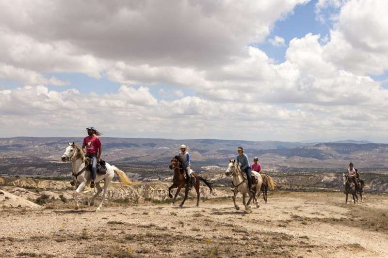 Randonnée sportive à cheval Cappadoce Turquie