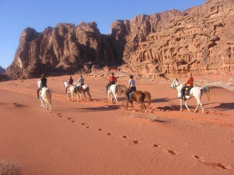 rando à cheval en Jordanie