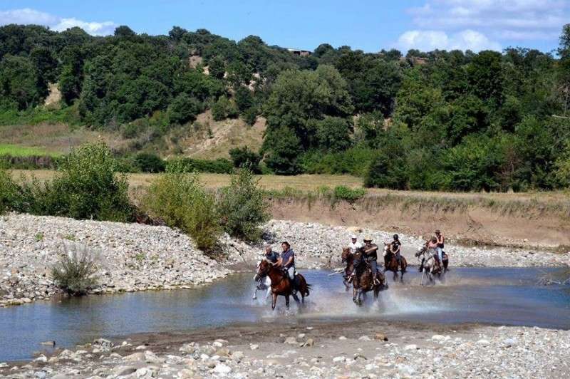 randonnee equestre en Toscane