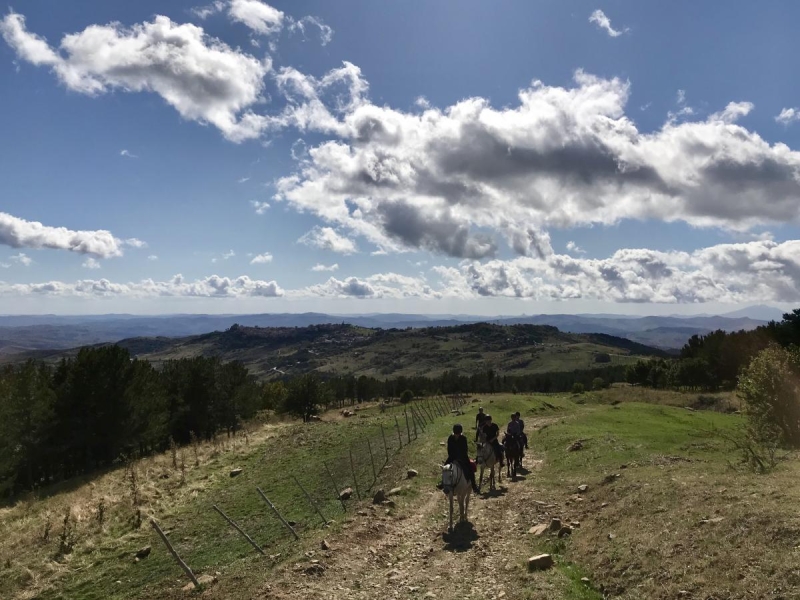 trek a cheval en Sicile