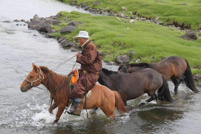 la Mongolie a cheval