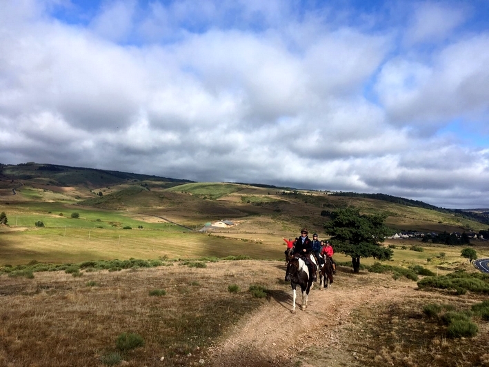 randonnee a cheval en lozere