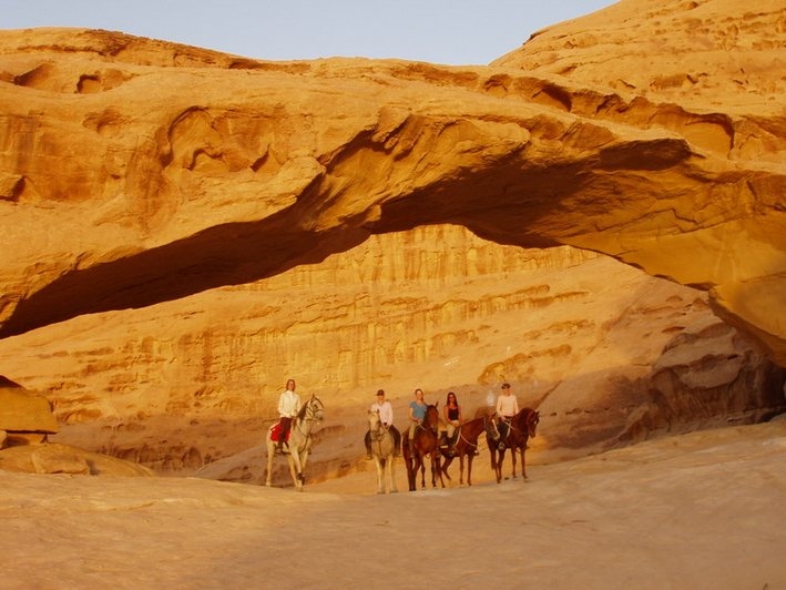 rando equestre en jordanie