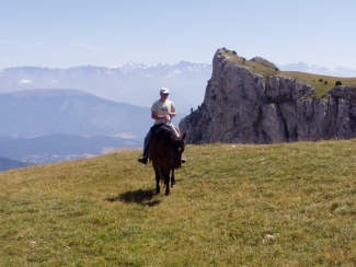 voyage a cheval dans le vercors