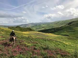 randonnée à cheval en Sicile
