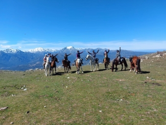 rando a cheval en corse