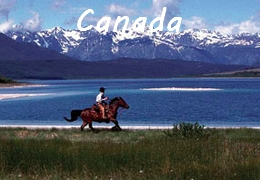 Randonnée à cheval au Canada Quebec et Caolombie Britannique