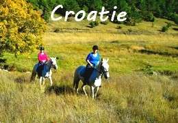 randonnée à cheval en Croatie