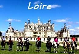 Les chateaux de la Loire à cheval